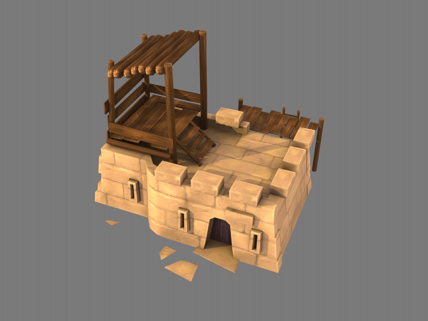 Outpost Sand Model - TurboSquid 1470989