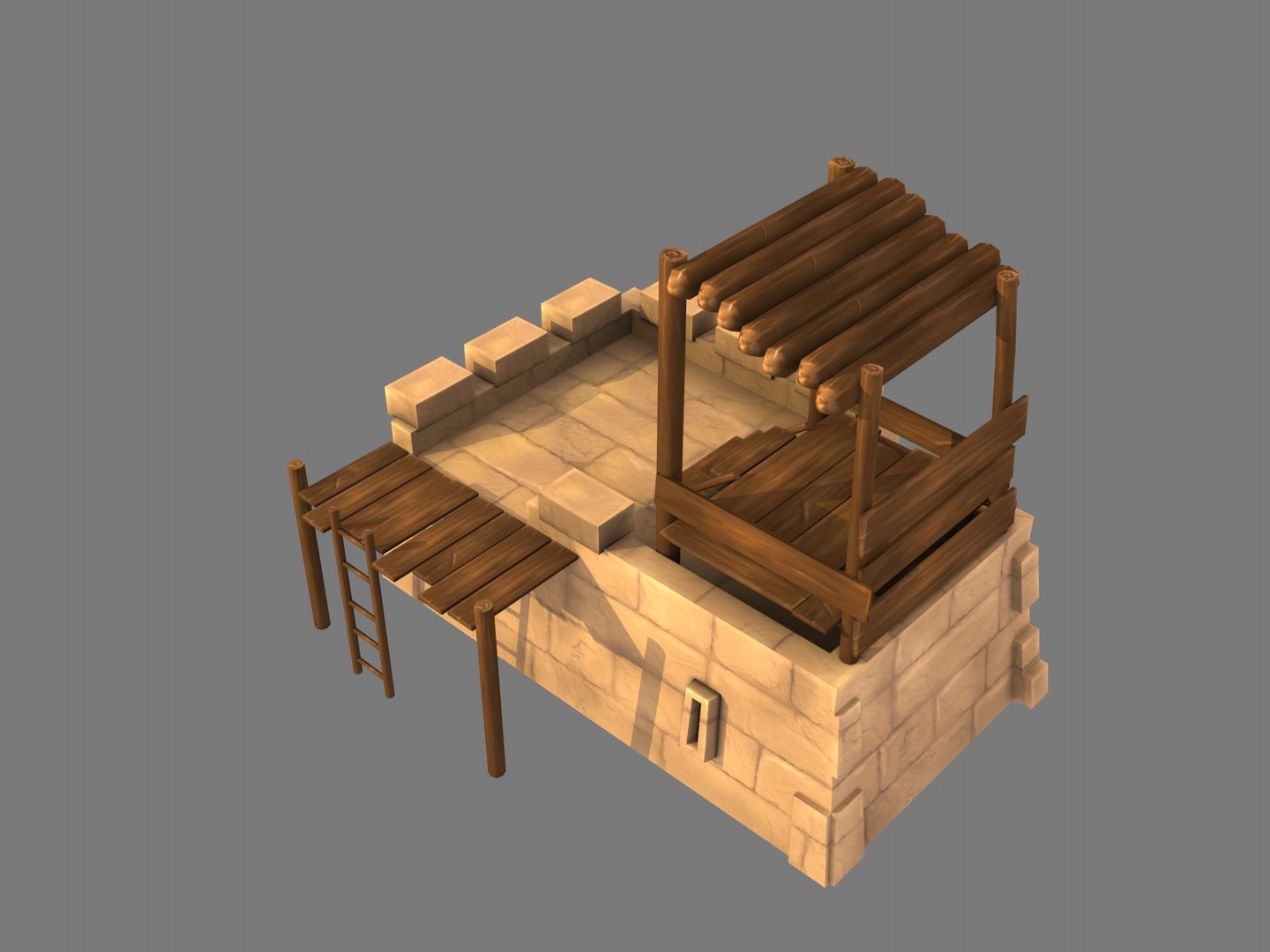 Outpost Sand Model - TurboSquid 1470989
