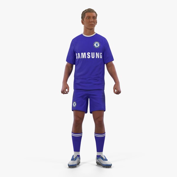 Soccer football player chelsea model - TurboSquid 1313952