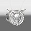 Bague pentagramme de chèvre