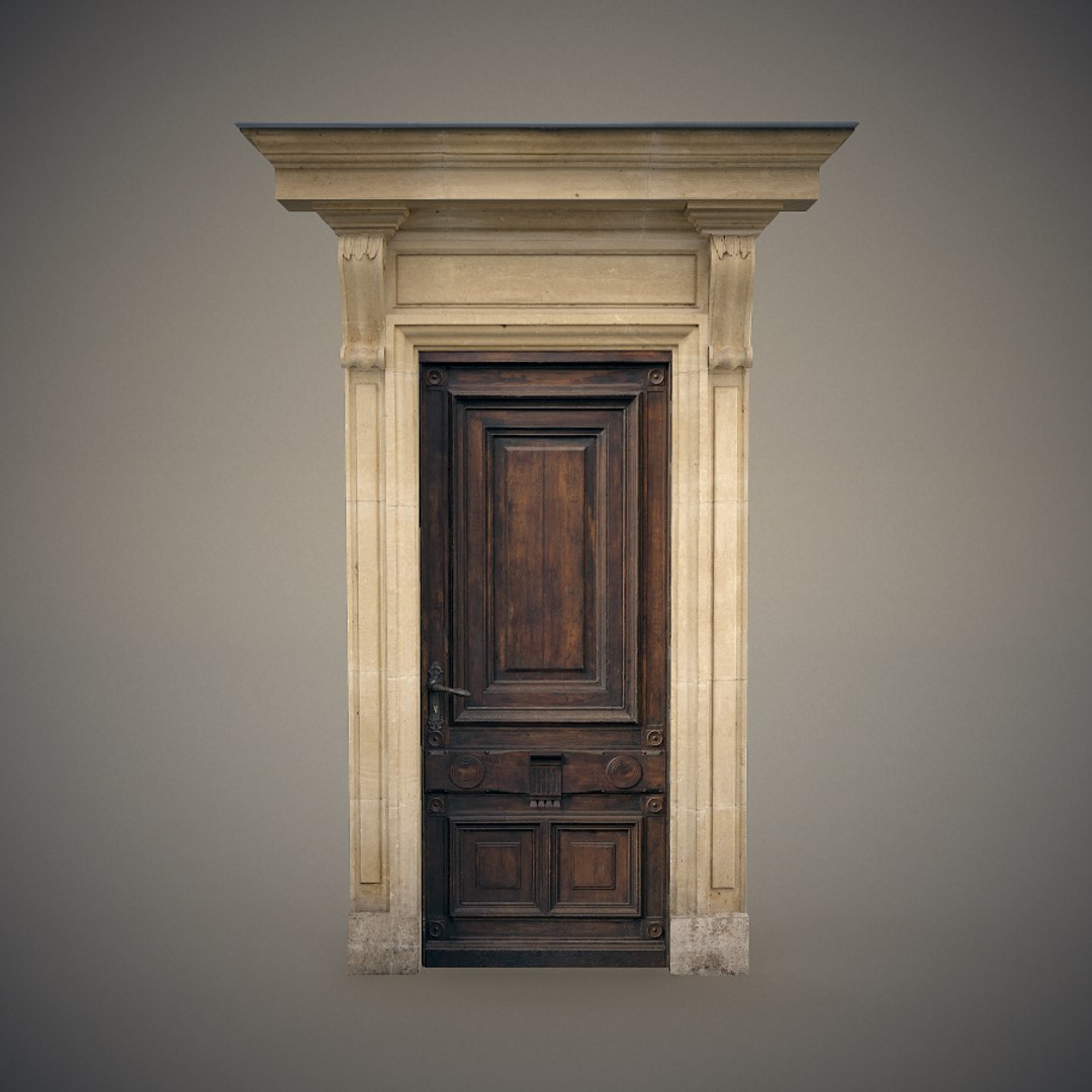Wooden Door Frame 3D - TurboSquid 1616403