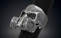Skull Ring Gas Mask Respirator