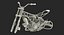 3d motorcycle engine frame model