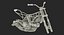 3d motorcycle engine frame model
