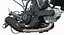 3d motorcycle engine frame model