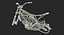 3d motorcycle engine frame model