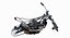 3d motorcycle engine frame model