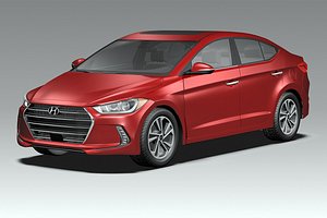 hyundai elantra 3d max