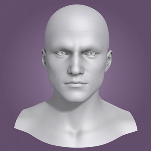 female head 3d model