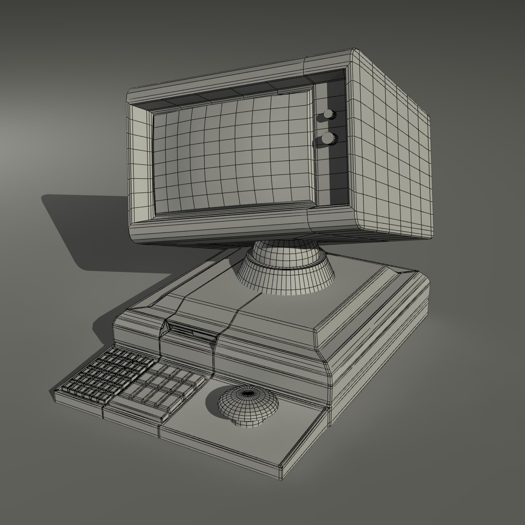 Free Fbx Model Cartoony Computer