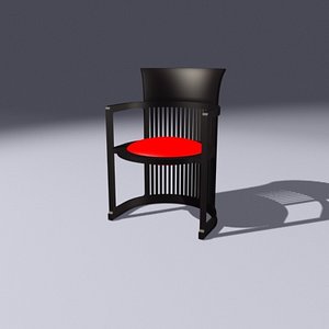 3d model chair mackingtosh