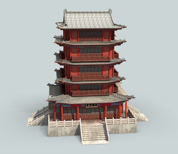 Chinese building 3D - TurboSquid 1334767