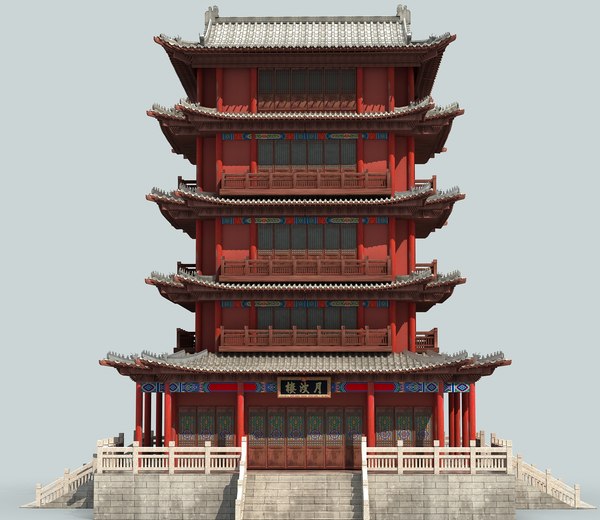 Chinese Building 3d - Turbosquid 1334767