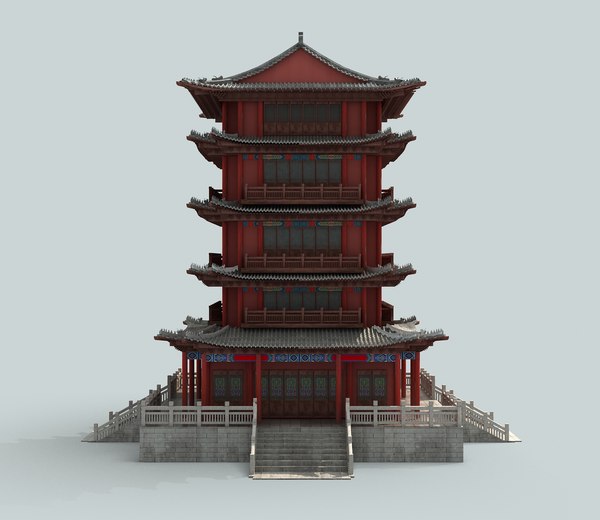 Chinese building 3D - TurboSquid 1334767