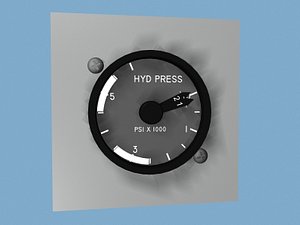 hyd pressure 3d model