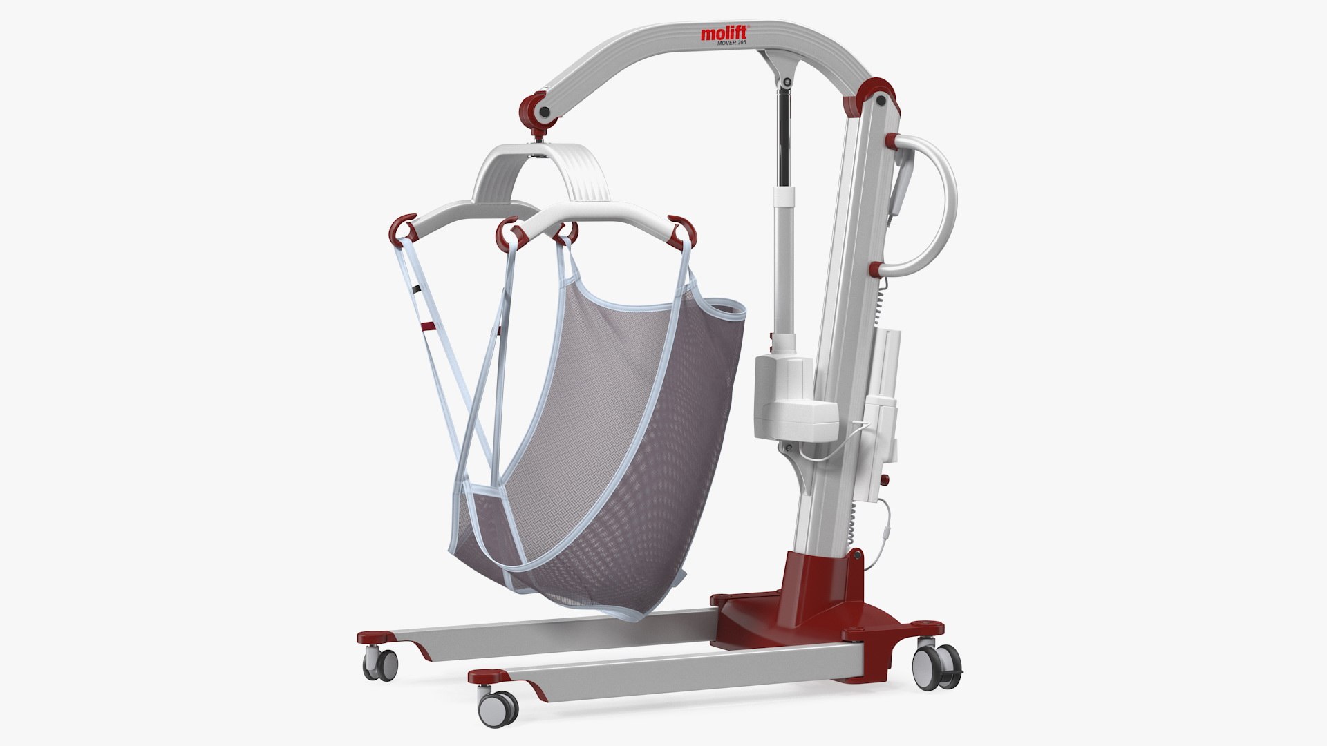 Molift Mover 205 Patient Lift with EvoSling Rigged 3D model preview