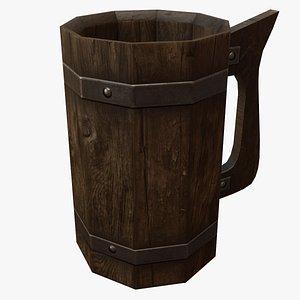 wooden tankard max