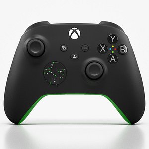 Xbox Series X Controller Galaxy Black 3D