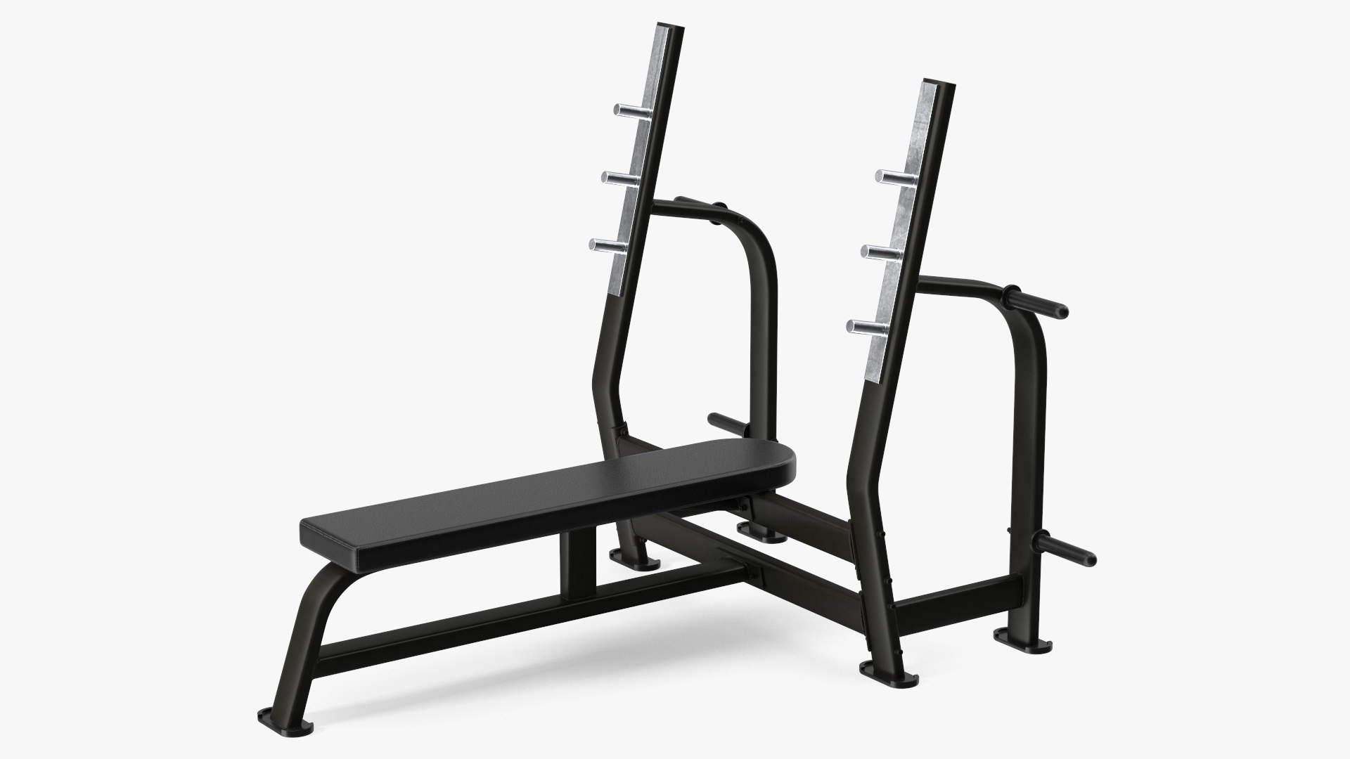 Olympic Bench Press 3D model preview