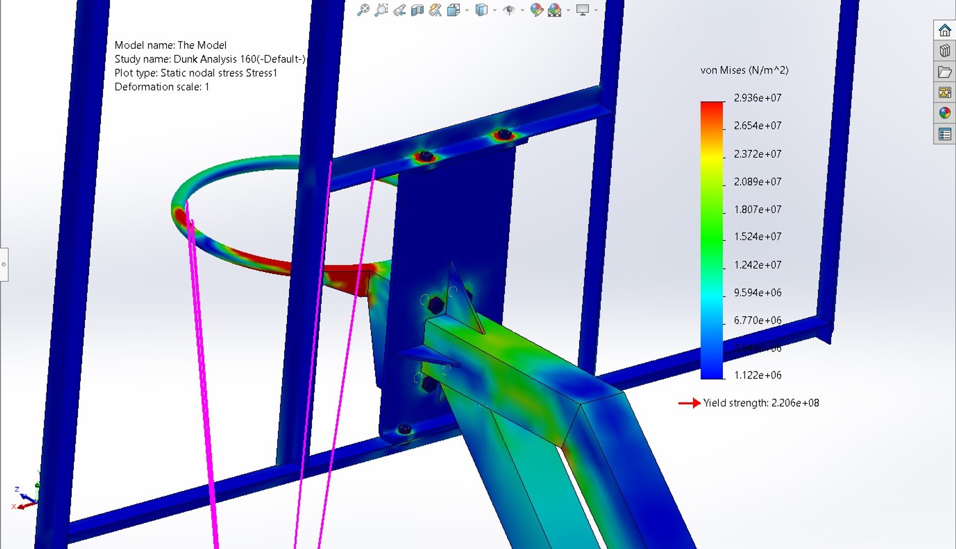 Basketball Rim Analysis And Production Drawing 3D Model - TurboSquid ...