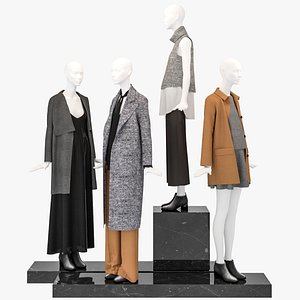 3D model 3D Showroom Fashion Store 004