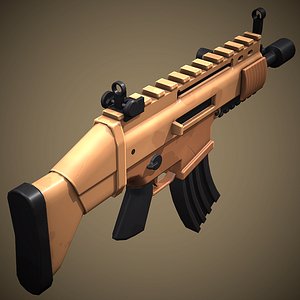 Stylized Scar Low Poly