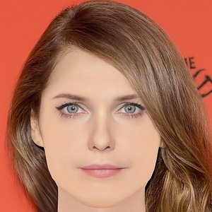 Keri Russell Head - No Hair - Low poly head for game