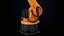 Industrieroboter Kuka KR12 Rigged PBR