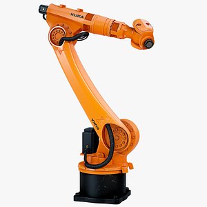 Industrial Robot Kuka KR12 Rigged PBR