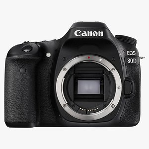 Canon Digital Single-lens Reflex Camera EOS 80D Body EOS80D 3D model
