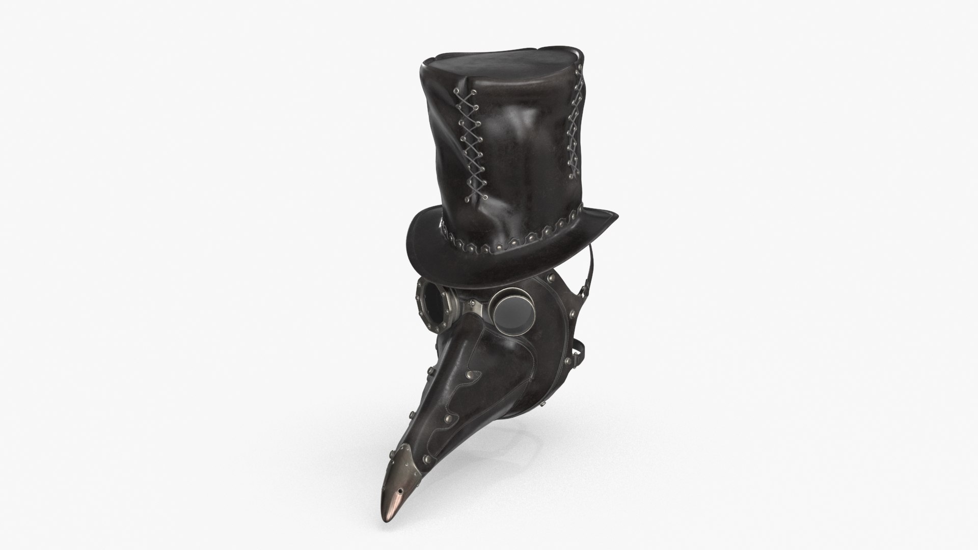 Plague Doctor Mask and Hat 3D model https://p.turbosquid.com/ts-thumb/xy/E8XYki/rn/plague_0001/jpg/1712752534/1920x1080/fit_q87/4b75a4b6ef70796e65109e05883f663d936797ab/plague_0001.jpg