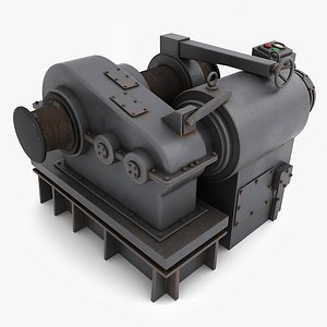 windlass modelled v-ray 3d 3ds