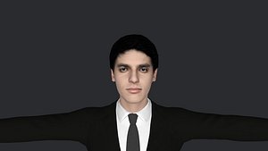 kaka Hyper Realistic Full Body Fully Rigged 3D Character 3D model