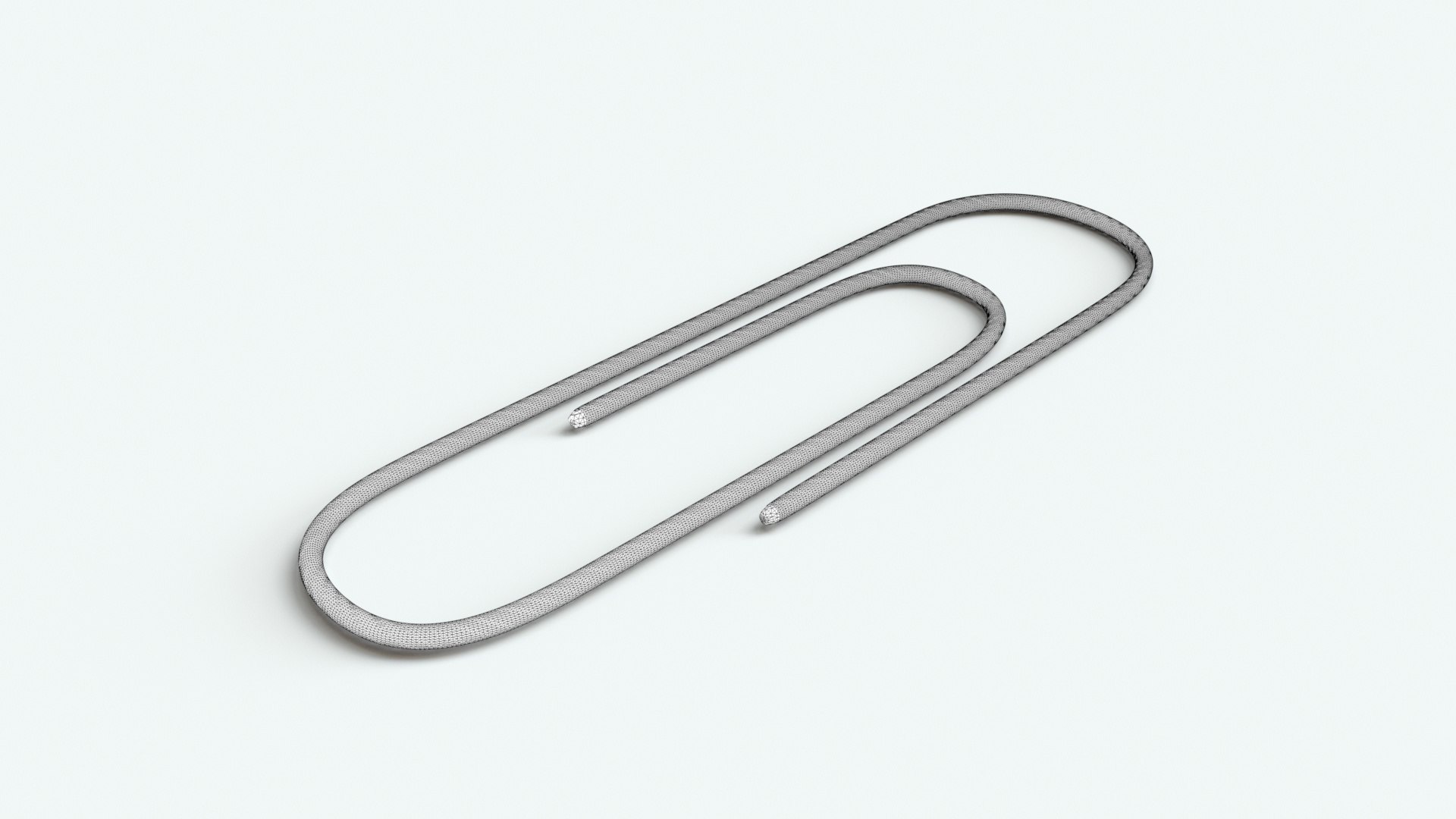 Plastic Coated Paperclip - 3D Asset 3D model - TurboSquid 1898470