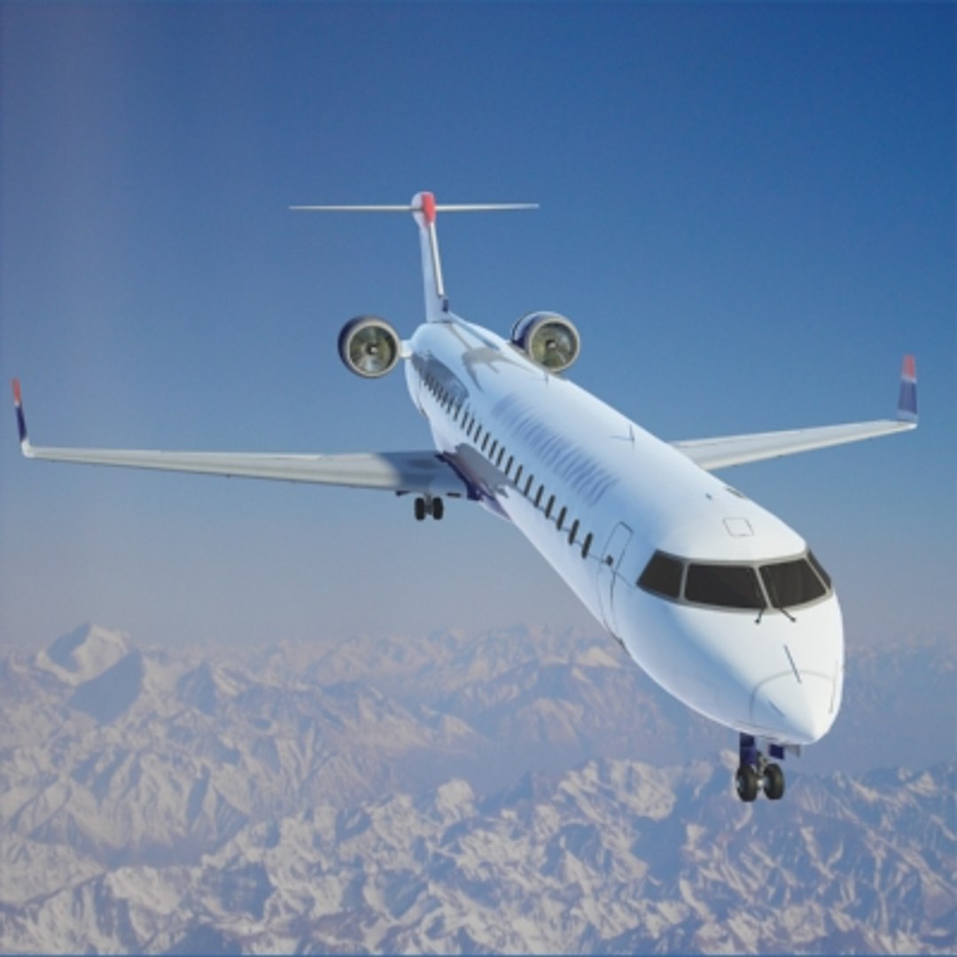 3d model crj 900 airways crj900
