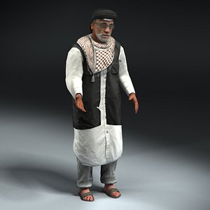 3ds max rigged insurgent leader