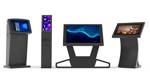 3D Electronic Kiosk Collection model