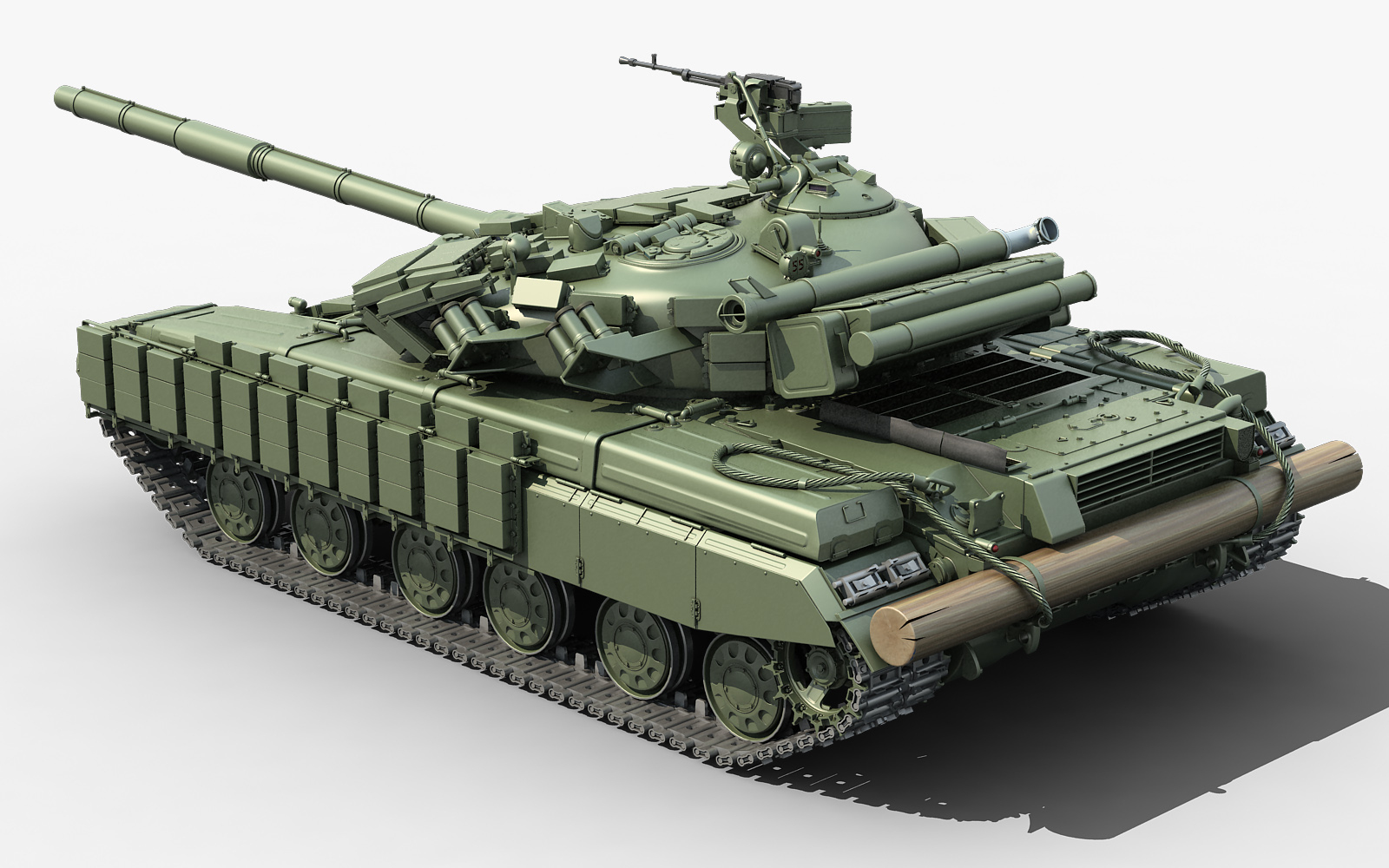 3d tank t-64 model