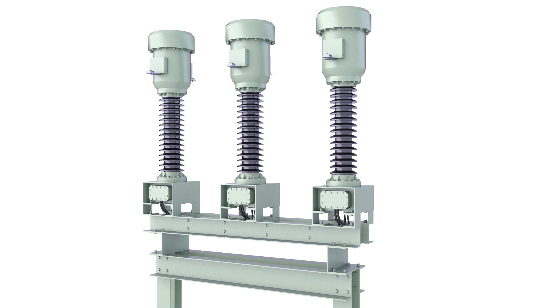 Substation Disconnector Switch Low Poly 26 3D - TurboSquid 2098666
