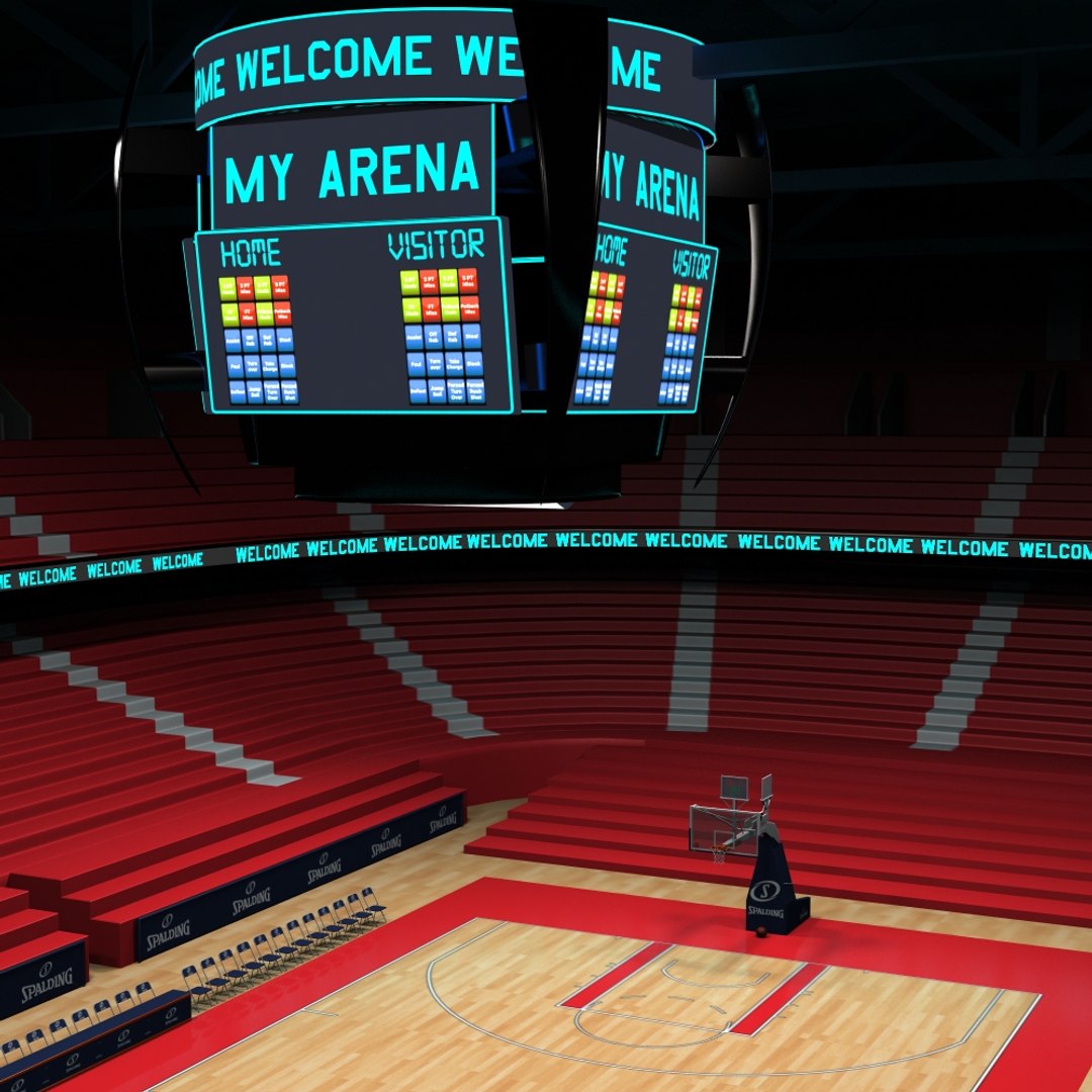 3d Model Basketball Arena