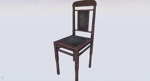 3D old chair model