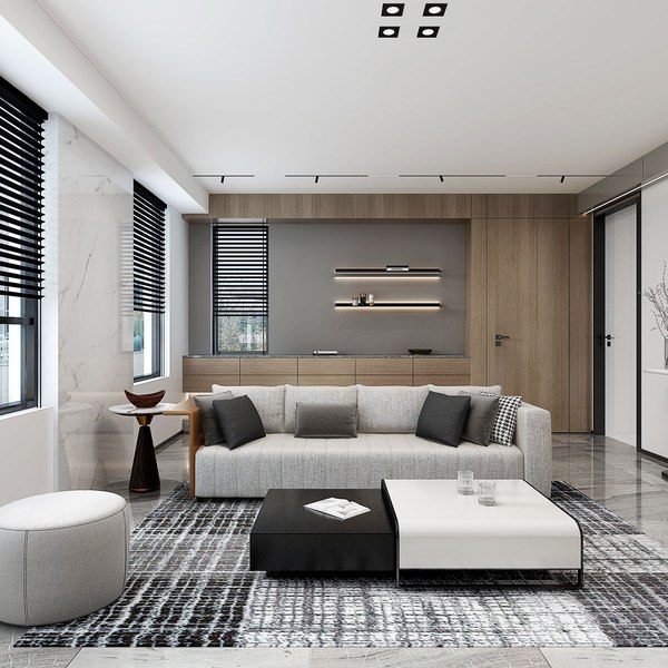 3D Collection of Modern living room - full furniture 57 model