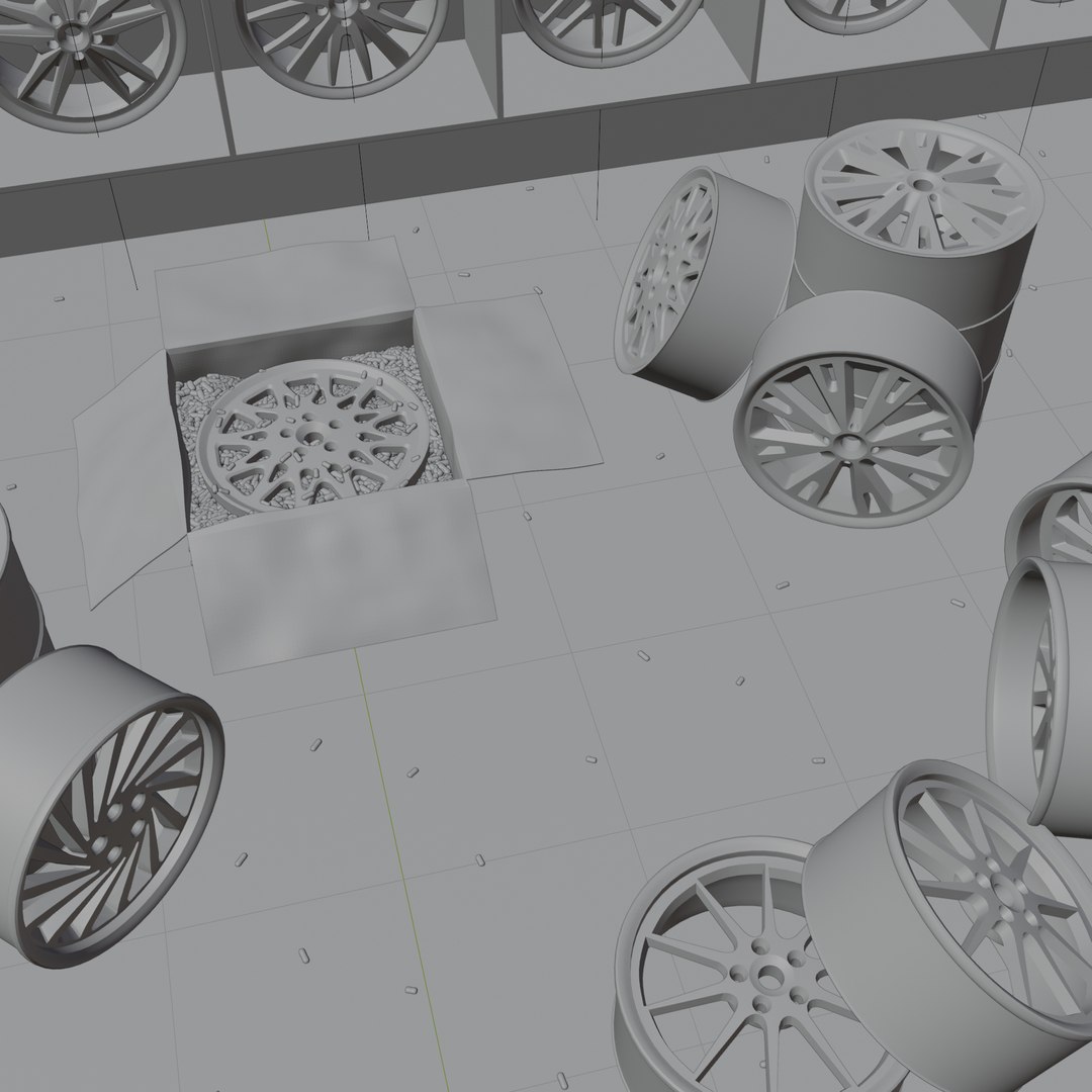 3D Model Alloy Wheels - TurboSquid 2309777