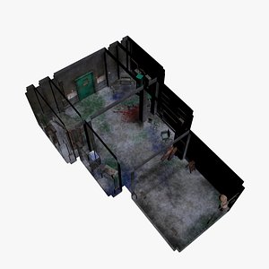 Old Hospital Room 2 3D