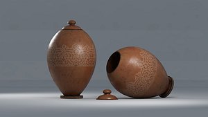 3D Antique Pottery  1