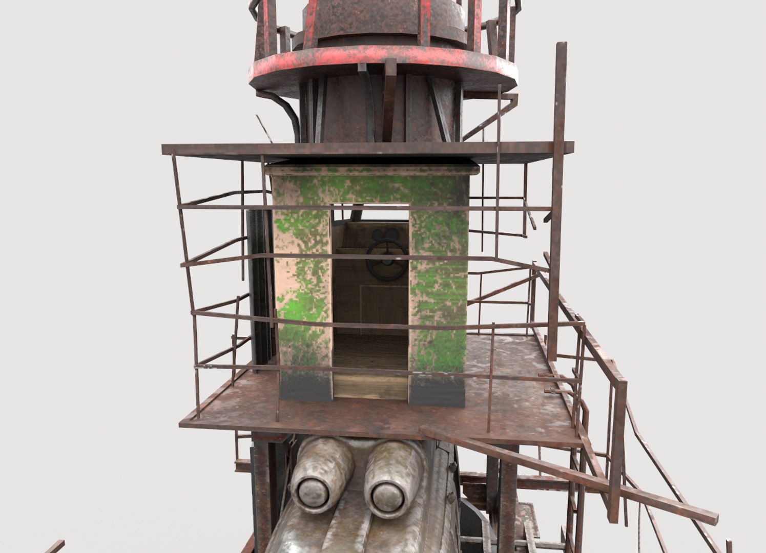 Post-Apocalyptic Lighthouse 3D Model - TurboSquid 1749421
