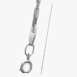 3D Singapore Chain Silver