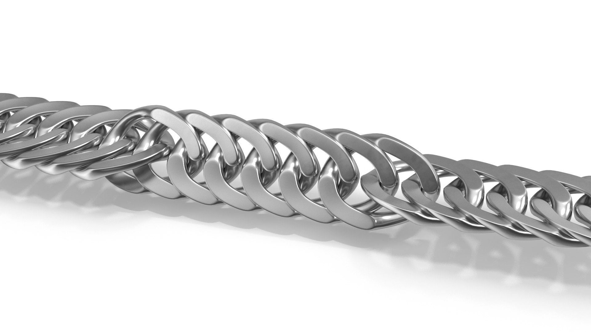3D Singapore Chain Silver - TurboSquid 2239718