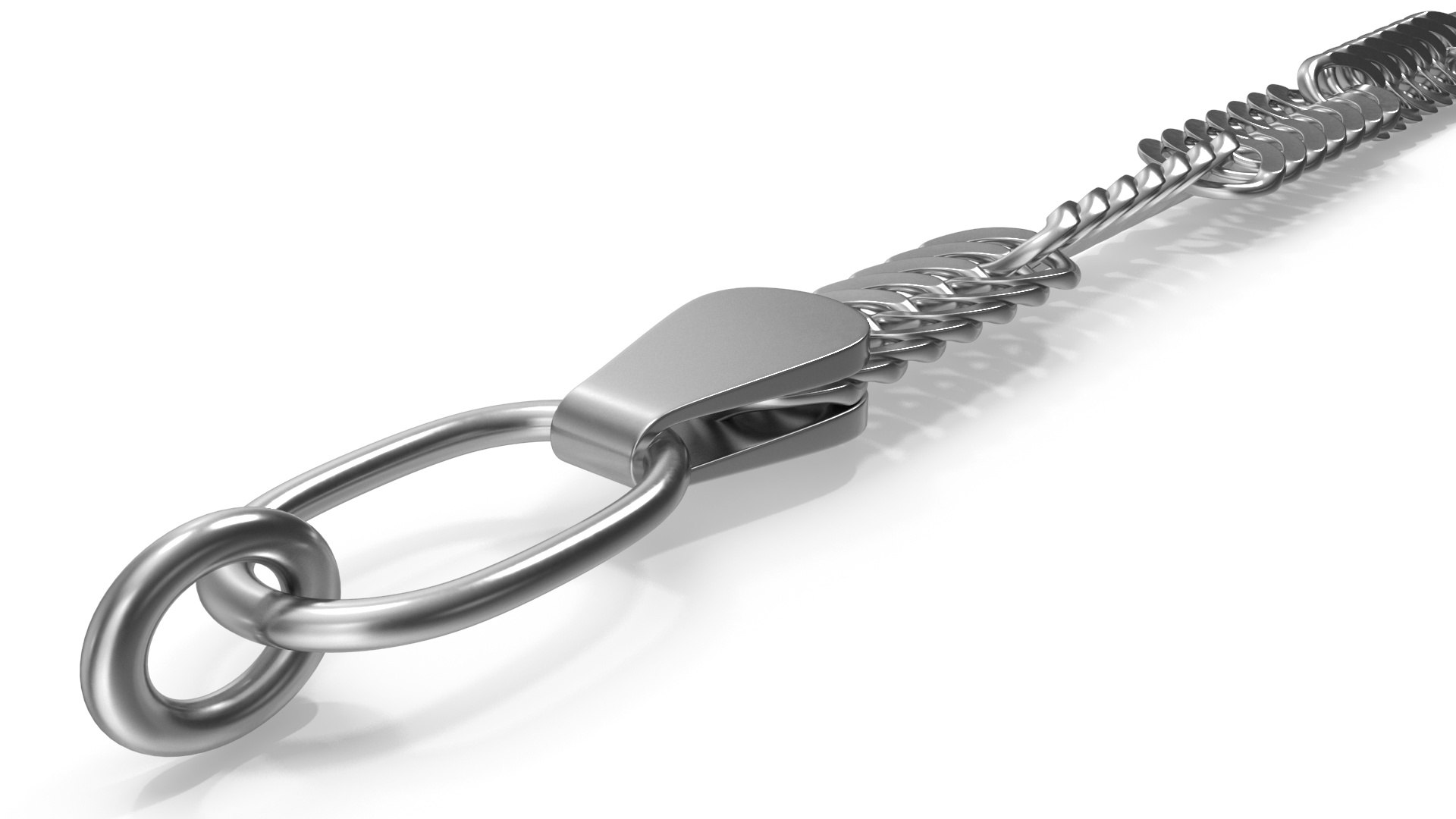 3D Singapore Chain Silver - TurboSquid 2239718