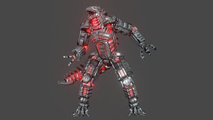 3D MechaGodzilla model